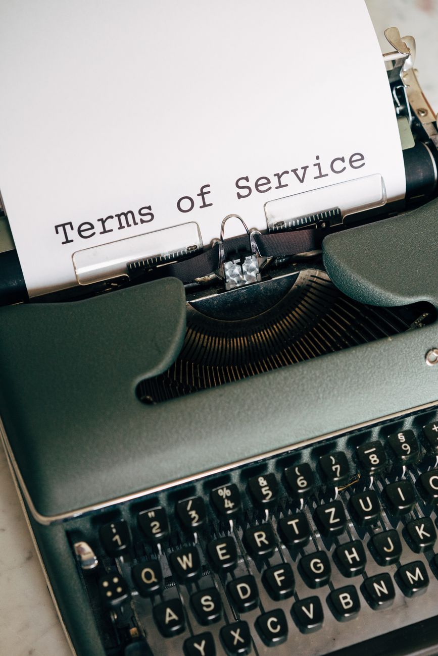 paper in a vintage typewriter